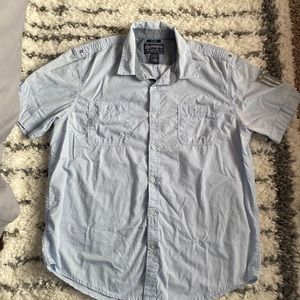 Short sleeve button down shirt size Xl for men